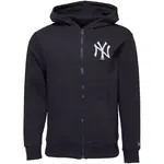 New Era MLB ESSENTIALS FZ HOODY NEYYAN Pánská mikina, tmavě modrá, velikost