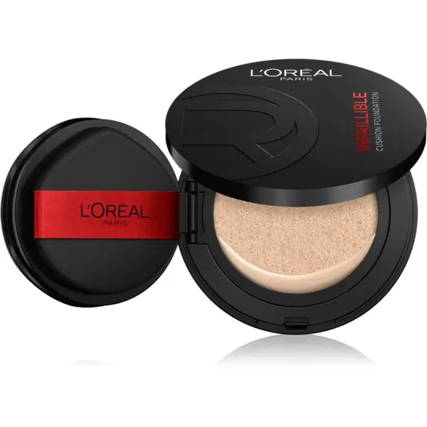 L’Oréal Paris Infaillible Cushion Foundation dlhotrvajúci kompaktný make-up odtieň N100 11 g