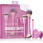 BrushArt Double Duty 5-Piece Essentials Brush & Sponge Set sada štetcov