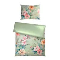 Esposa OBOUSTRANNÉ POVLEČENÍ, satén, zelená, 140/200 cm