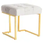 XXXL TABURET, kov, textil, 48/48/48 cm