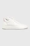 Filling Pieces Kožené tenisky Filling Pieces Low Top Bianco