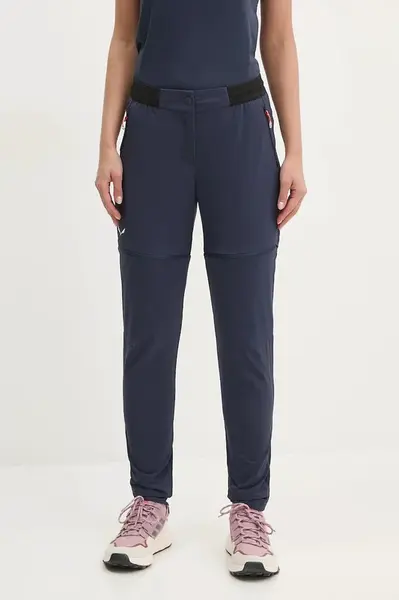 Outdoorové kalhoty Salewa Pedroc 2 DST tmavomodrá barva, 00-0000028588