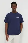 Bavlněné tričko Levi's tmavomodrá barva, s potiskem
