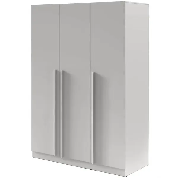 Skriňa Braga 2 bez zásuviek platinovo sivá