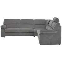 Himolla ROHOVÁ SEDAČKA, textil, šedá