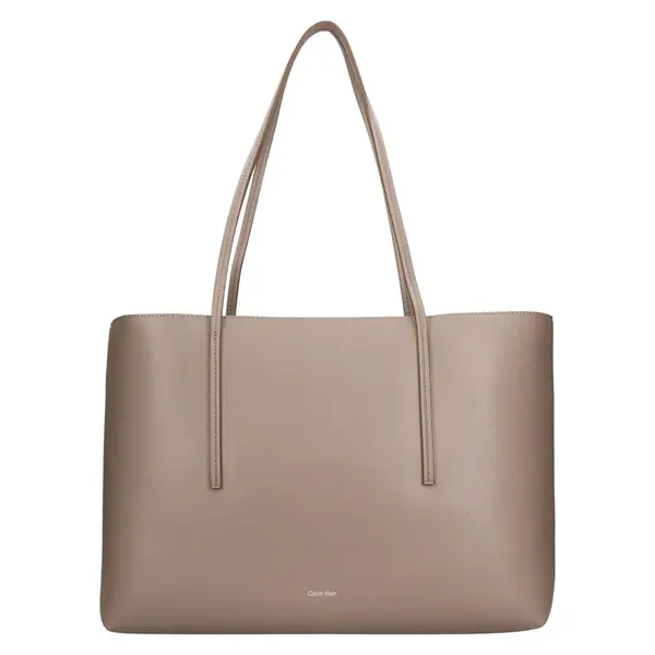 Dámská kabelka Calvin Klein Manea - tmavě béžová