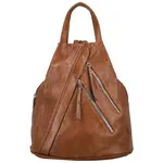 Módní dámský koženkový batoh Amália, hnědý