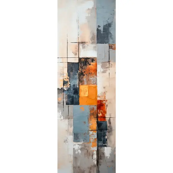 MALBA NA PLÁTNĚ, abstraktní, 30/80 cm