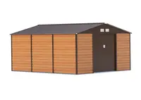 Záhradný domček GAH 1300 - 340 x 382 cm, hnedý PE63900584