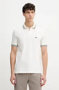 Armani Exchange polo pánské bavlněné