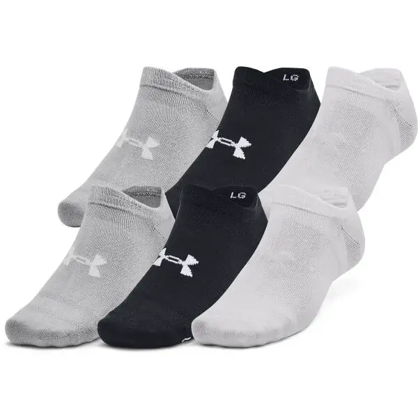 Under Armour ESSENTIAL NO SHOW Unisex ponožky, černá, velikost