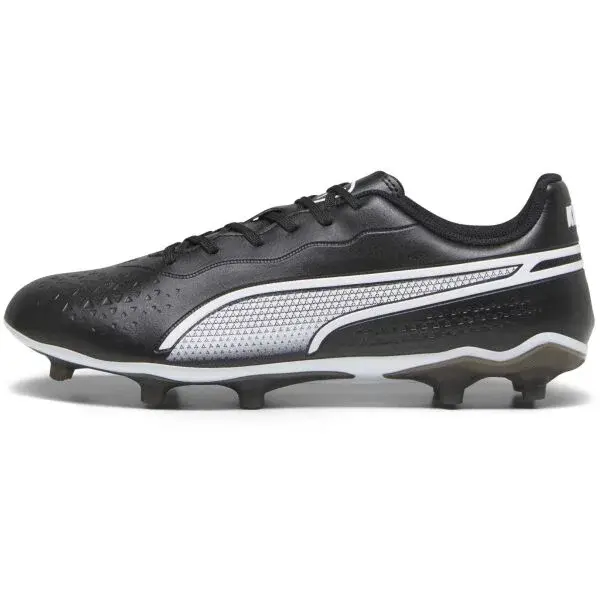Puma KING MATCH FG/AG Pánské kopačky, černá, velikost 46