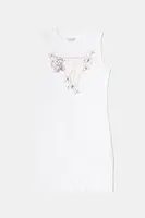 Dětské bavlněné šaty Guess