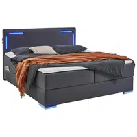 Xora POSTEL BOXSPRING, 180/200 cm, antracitová