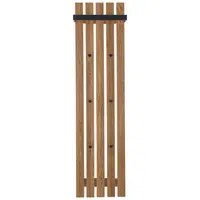 XXXL ŠATNÍ PANEL, přírodní barvy, černá, dub, 40/150/22 cm