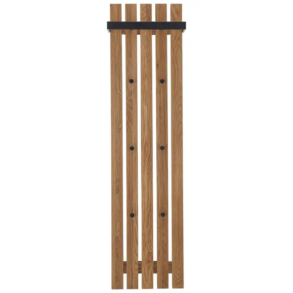 XXXL ŠATNÍ PANEL, přírodní barvy, černá, dub, 40/150/22 cm