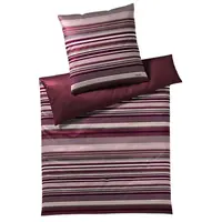 Joop! OBOUSTRANNÉ POVLEČENÍ, makosatén, starorůžová, tmavě červená, 135/200 cm