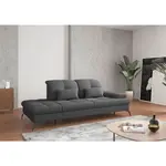 Sit & More LENOŠKA, textil, tmavě šedá