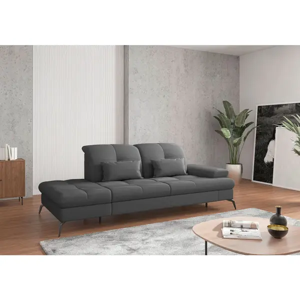 Sit & More LENOŠKA, textil, tmavě šedá