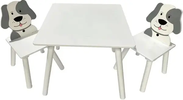 BHome Dětský stůl s židlemi PEJSEK