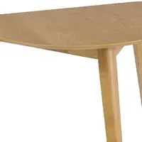 SIGNAL Jídelní stůl půlkulatý Karl dub 90 cm