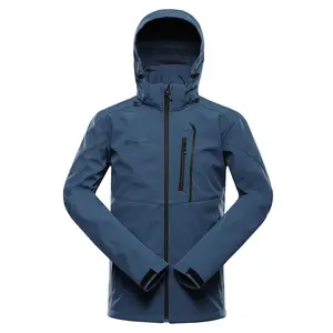 Pánská softshellová bunda s membránou alpine pro hoor 2 modrá l