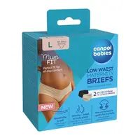 CANPOL BABIES Těhotenské kalhotky s nízkým pasem mum fit L 2 kusy