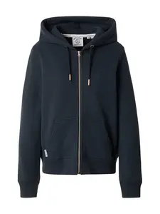 Superdry & Co Tepláková bunda 'ESSENTIAL'  námornícka modrá