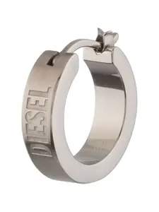 DIESEL Náušnice  strieborná