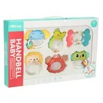 Sada hrkálok a hryzadiel pre bábätká 6 ks