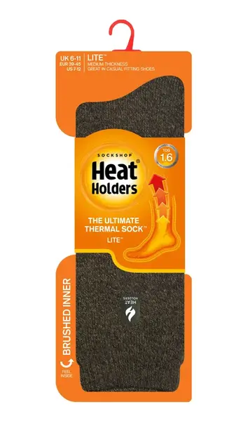 Pánske Heat Holders LITE ponožky jednofarebné -Zelená