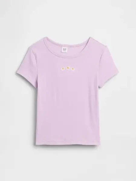 Dětské žebrované triko GAP