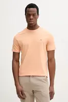 Bavlněné tričko Gant oranžová barva