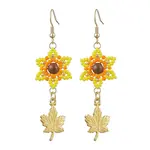 Seed Beads Dangle Earrings