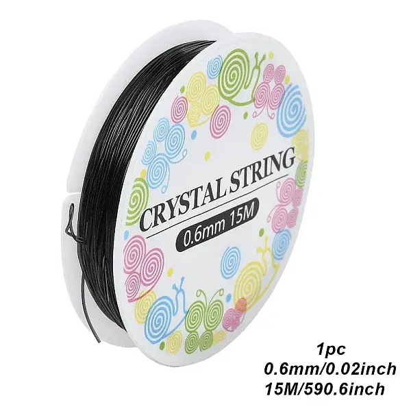3 Rolls Round Elastic Crystal Thread