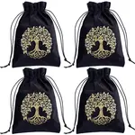 4Pcs Velvet Packing Pouches