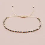 Glass Seed Beads Braided Bead Bracelets