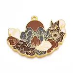 Rack Plating Alloy Enamel Big Pendants