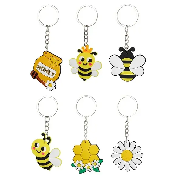 PVC Plastic Keychains