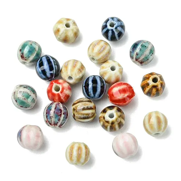 20Pcs Handmade Porcelain Beads