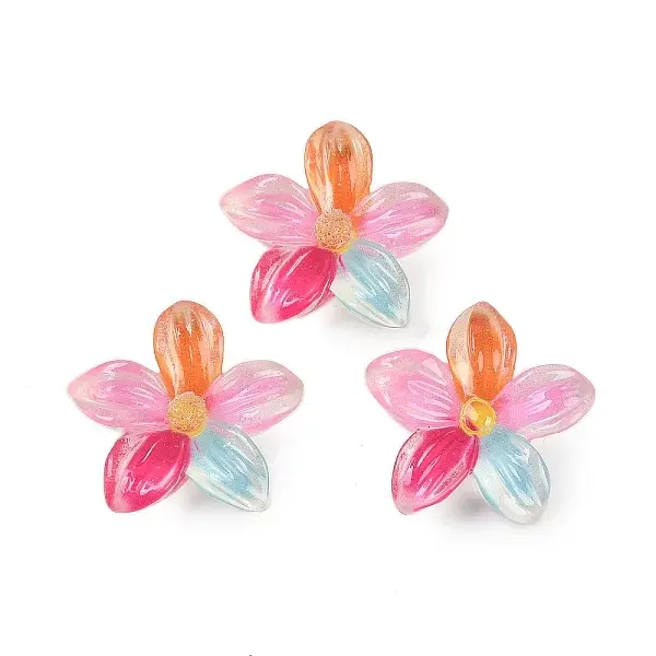 Flower Series Resin Cabochons