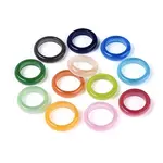 Dyed Glass Finger Rings