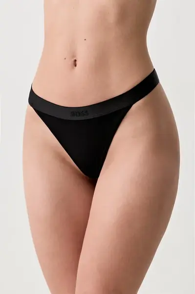 BOSS tanga dámské s bavlnou STRING BEA