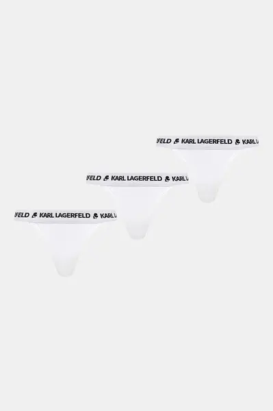 Brazílske nohavičky Karl Lagerfeld 3-pak LOGO BRAZILIAN