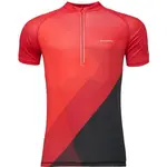 Klimatex JARIX Pánský cyklodres s krátkým rukávem, červená, velikost