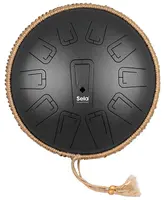 Sela Unity Tongue Drum 13" C Minor Black 432 Hz