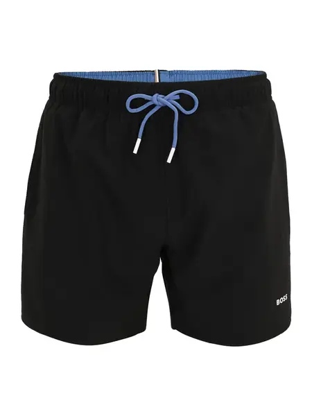 BOSS Plavecké šortky 'Tio'  čierna / biela