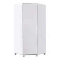 Rohová šatní skříň Maximus M34 Barva korpusu: Bílá