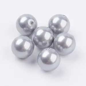 Shell Pearl Half Drilled Beads